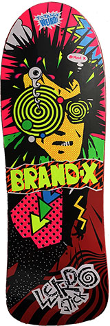 Brand-X - Team - Weird-Stick - Shaped Deck - 10.0 (Hand Screened)