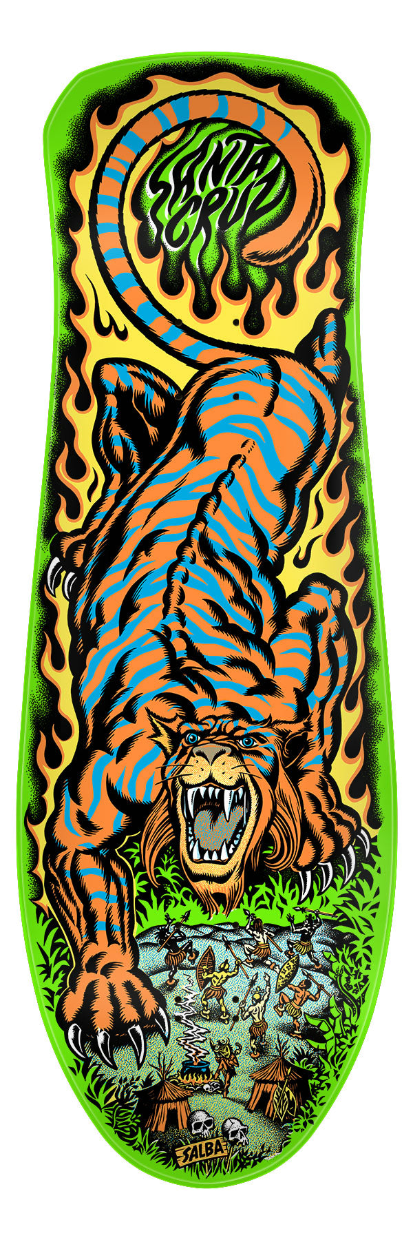 ***Pre-Order*** Santa Cruz - Salba Tiger Reissue - Neon Green - 10.3