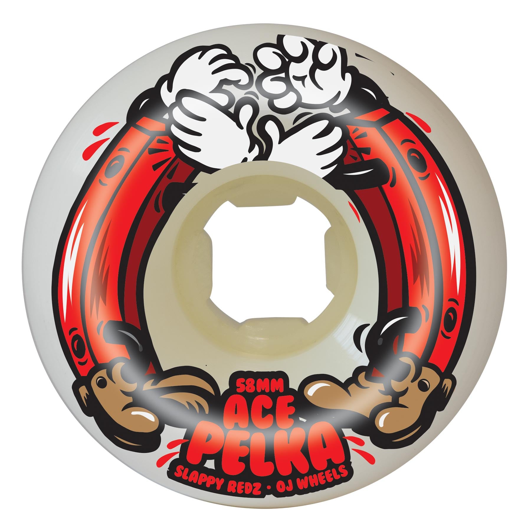 OJ Wheels - Ace Pelka - Slappy Redz Double Duro - 101A/95A 58MM