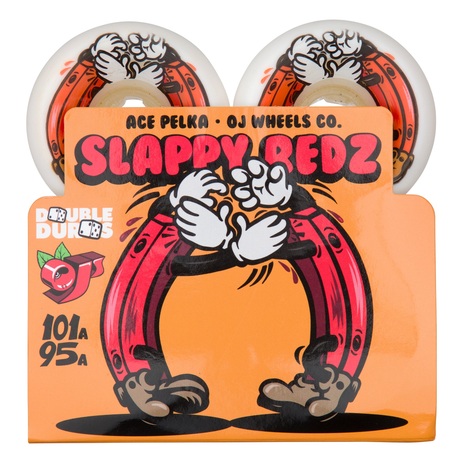 OJ Wheels - Ace Pelka - Slappy Redz Double Duro - 101A/95A 58MM