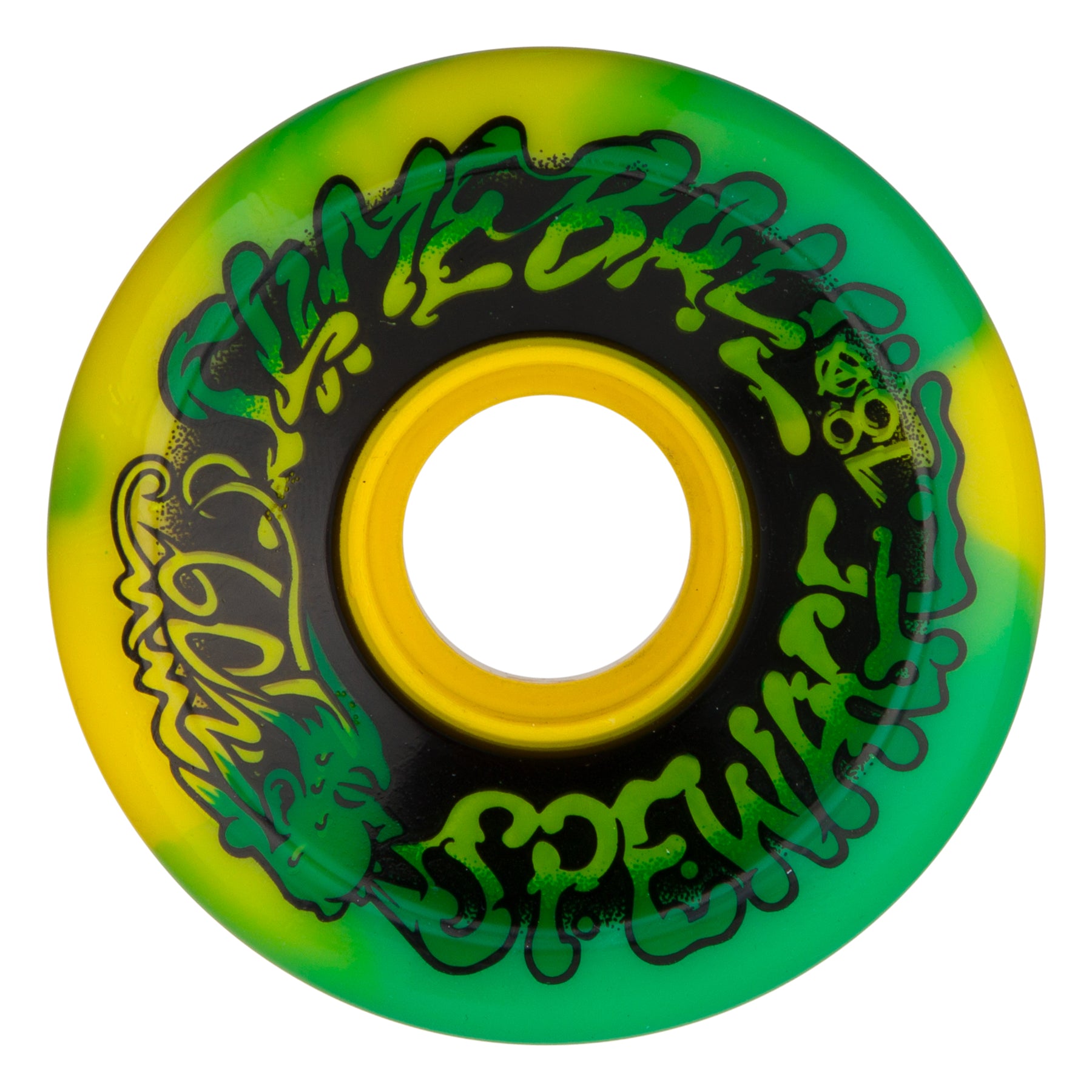 Slime Balls - Spewage OG - Slime Green Yellow Swirl - 78A/60MM