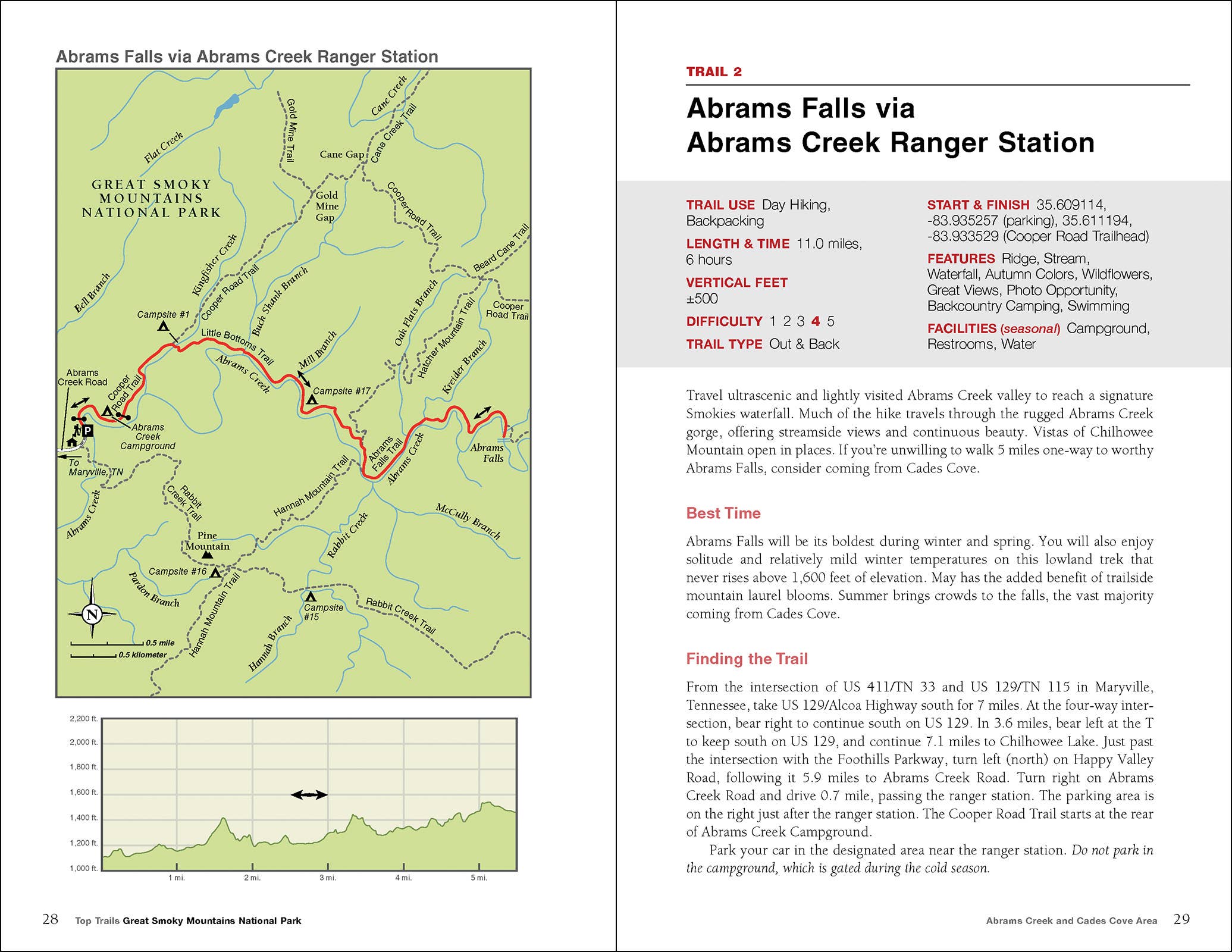 Top Trails: Great Smoky Mountains 3rd Ed