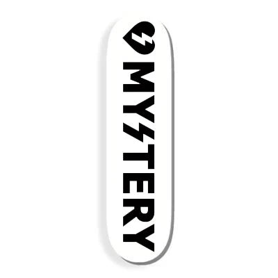 Mystery - Inline White Logo Deck - 8.75"