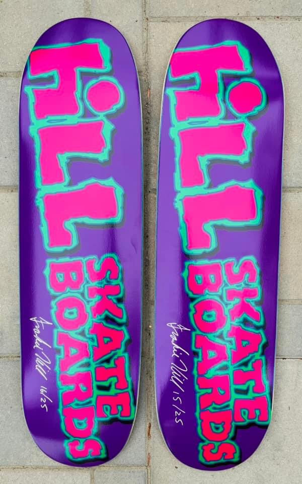 Hill Skateboards - Logo Deck - SIGNED